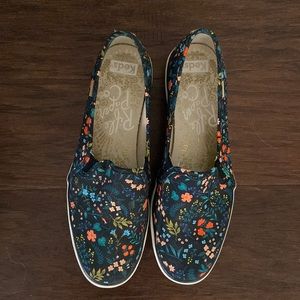 Keds x Rifle Paper Co. - Floral slip-on- size 8